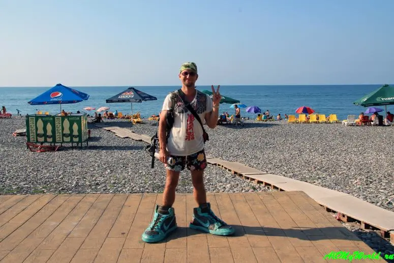 Батуми, селфи в "кедах"